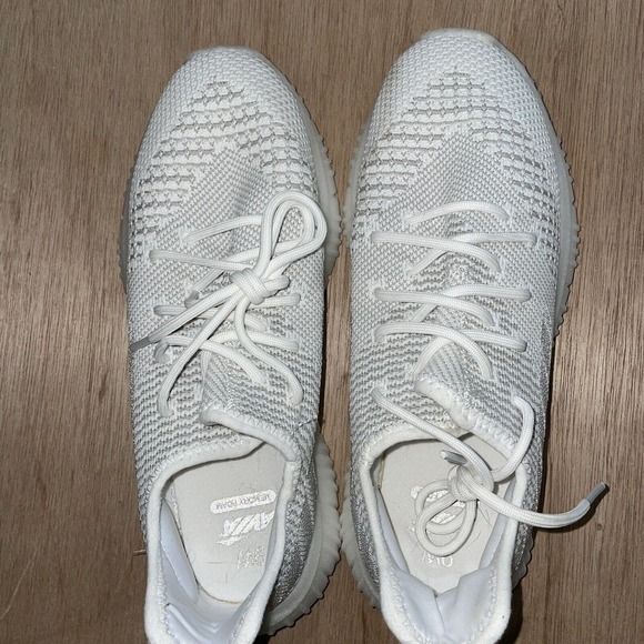 AVIA WOMEN'S MIXED KNIT ATHLETIC MEMORY FOAM SNEAKER SHOES 9 (WIDE) WHITE‎ - Picture 4 of 4